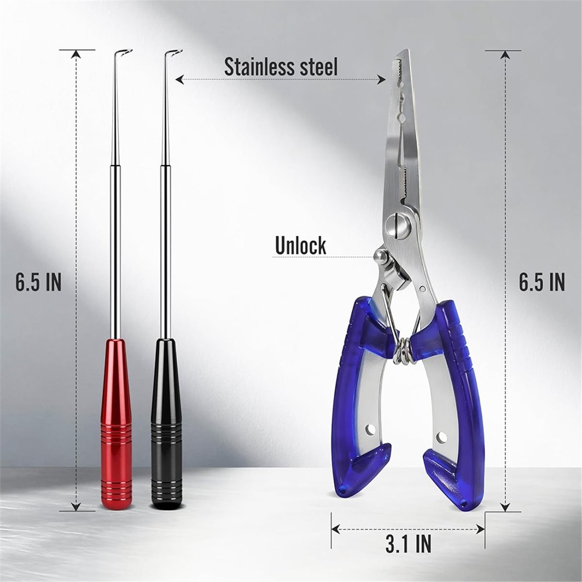 Fishing Pliers - T34C Fish Hook Remover Tool &