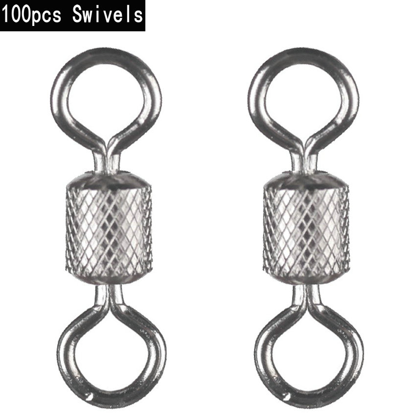Fishing Swivel Connector - 100PCS Fishing Swivels Ball Bearing Swivel