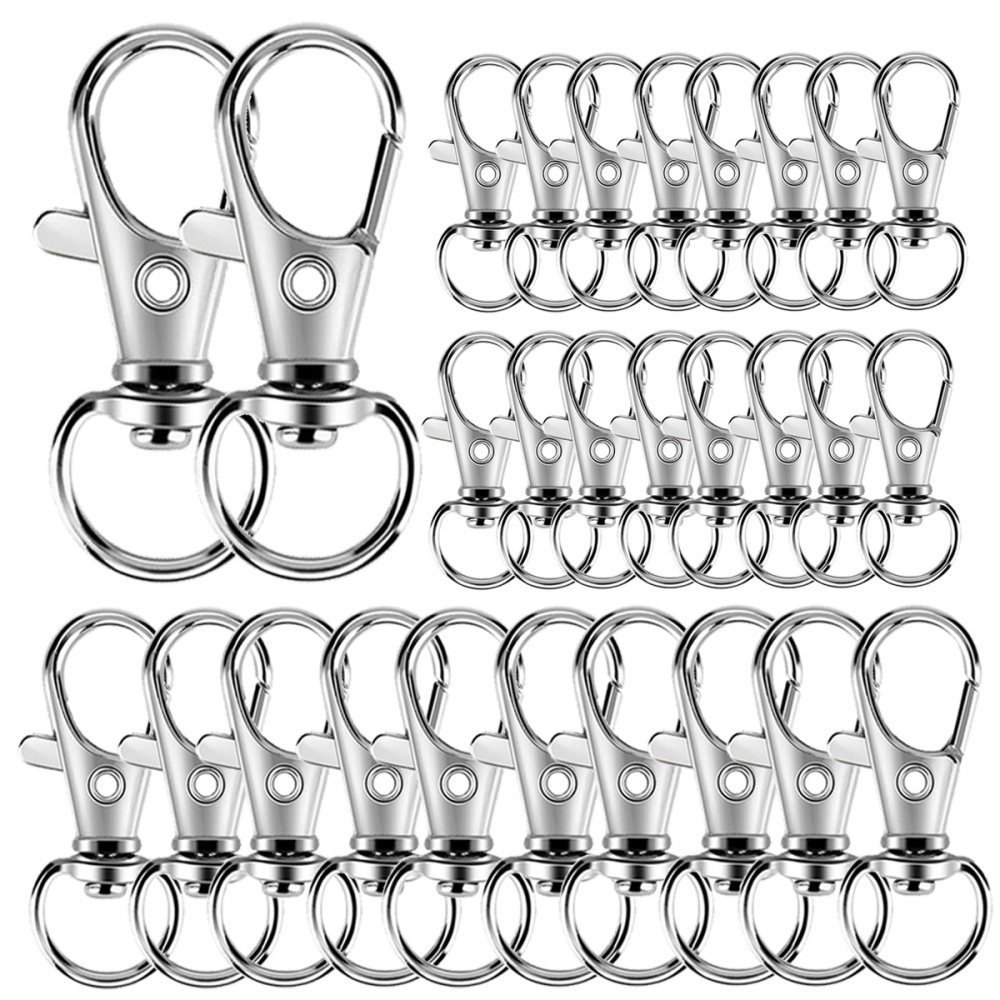 25-200Pcs Metal Swivel Snap Ho - Fishing Swivel Connector ulasan dan harga