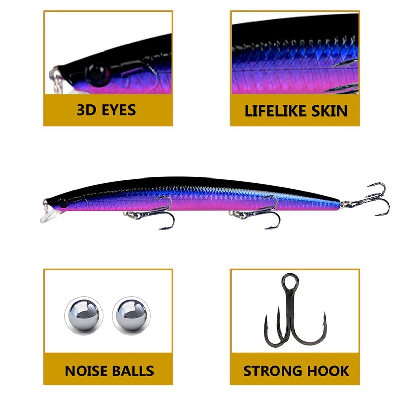 Minnow Fishing Lure Laser Hard - Fishing Equipment Bait ulasan dan harga