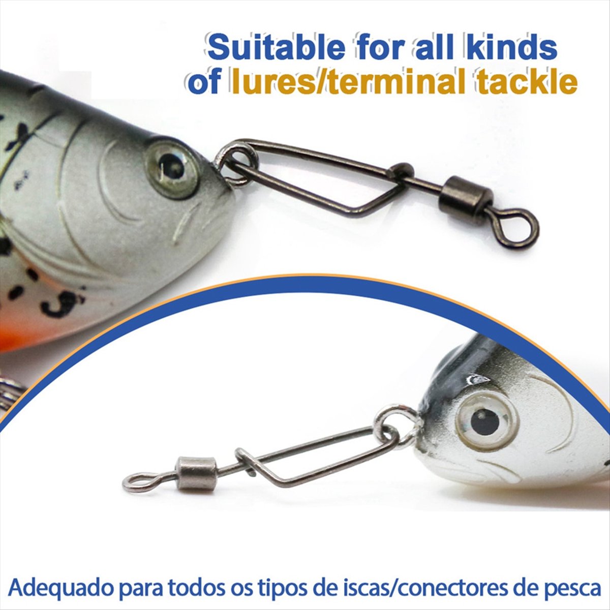 T34C Rolling Swivel Coastlock  - Fishing Swivel Connector ulasan dan harga