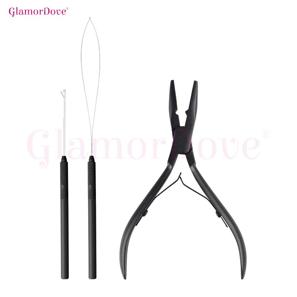 GlamorDove Micro Ring Hair Ext - Fishing Pliers ulasan dan harga