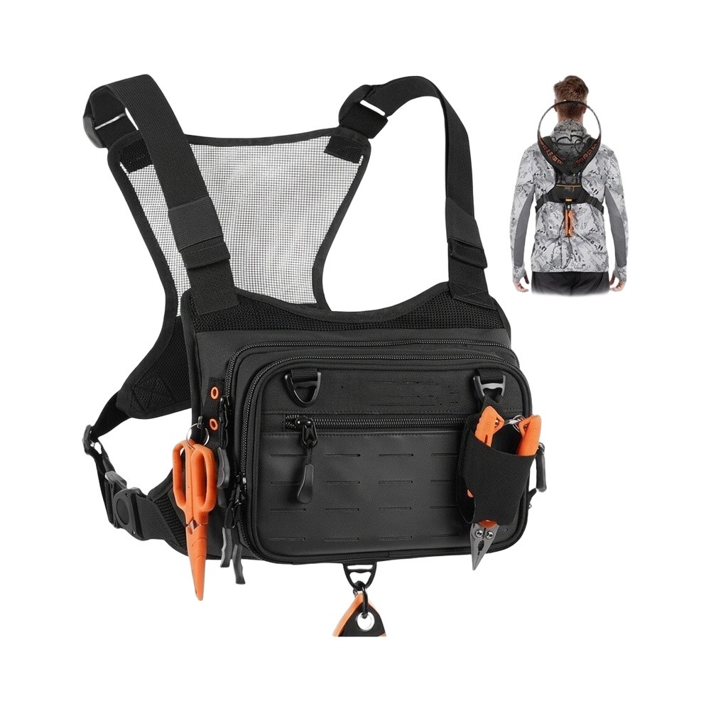 Fly Fishing Chest Pack Backpac - Fishing Pliers ulasan dan harga