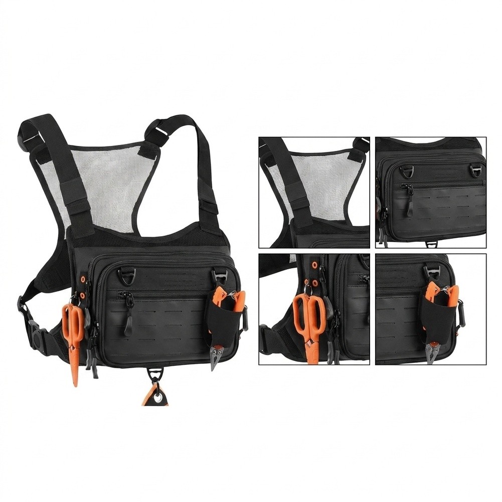 Fly Fishing Chest Pack Backpac - Fishing Pliers ulasan dan harga