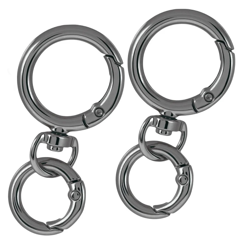 2Sets Round Spring Snap Carabi - Fishing Swivel Connector ulasan dan harga
