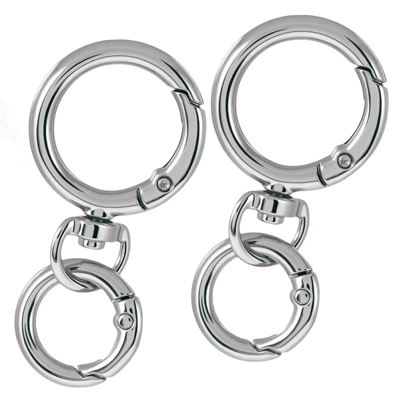 2Sets Round Spring Snap Carabi - Fishing Swivel Connector ulasan dan harga