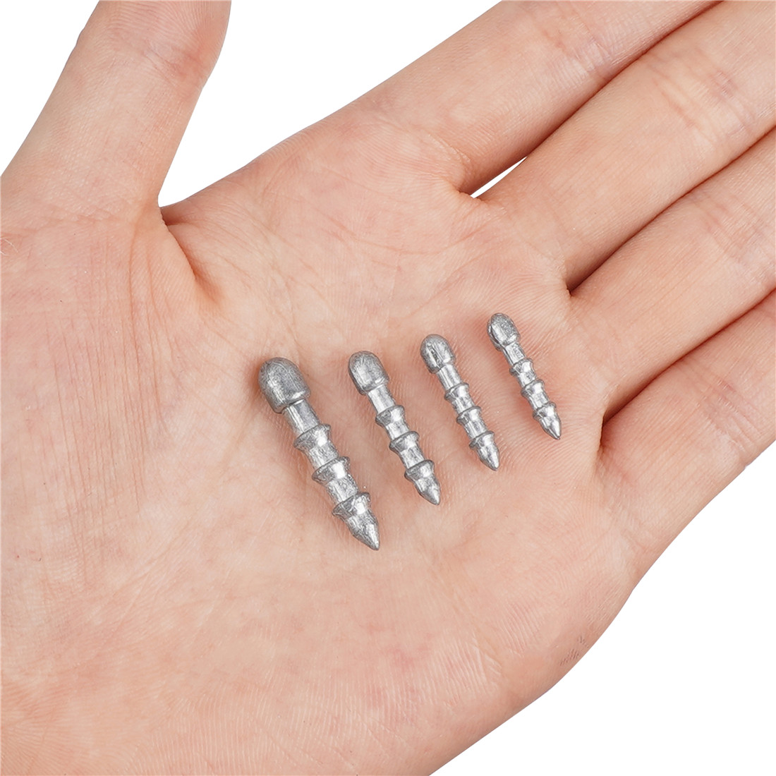 60PCS Nail weights Worm Fishin - Fishing Equipment Used ulasan dan harga