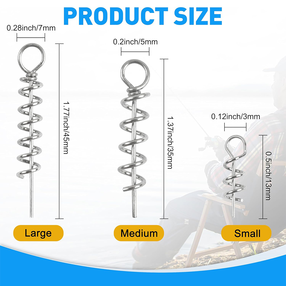 50Pcs Spring Twist Lock Fishin - Fishing Equipment Used ulasan dan harga