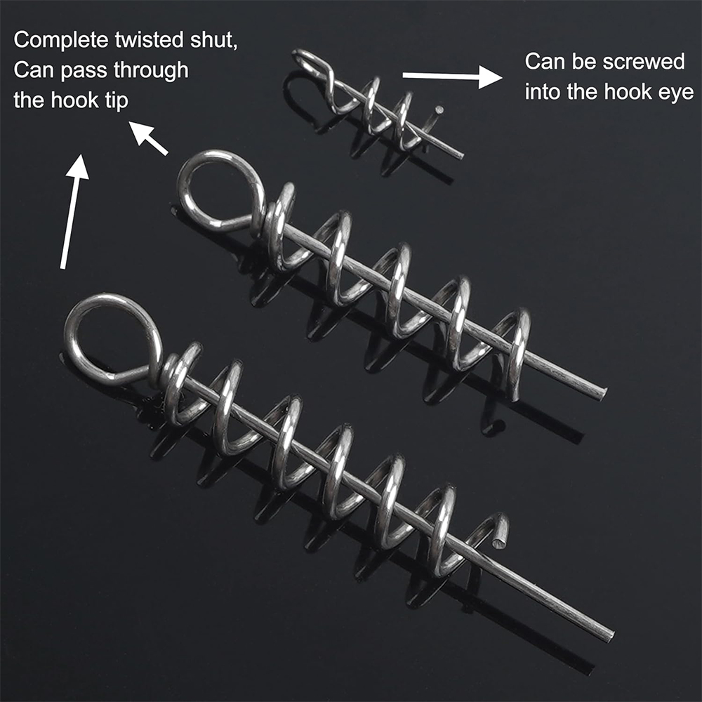 50Pcs Spring Twist Lock Fishin - Fishing Equipment Used ulasan dan harga