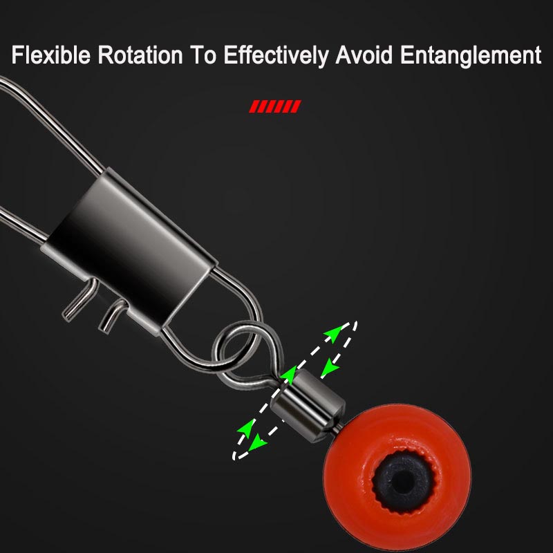 50pcs/Lot Fishing Float Bobber - Fishing Swivel Connector ulasan dan harga