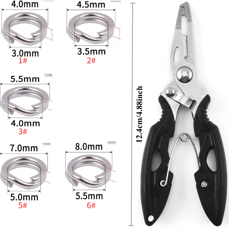 151pcs Stainless Steel Fishing - Fishing Pliers ulasan dan harga