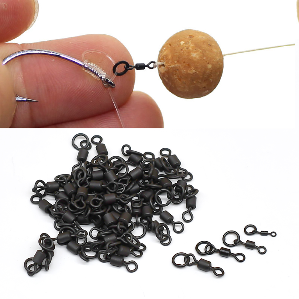 MNFT 40Pcs Quick Change Flexi  - Fishing Swivel Connector ulasan dan harga