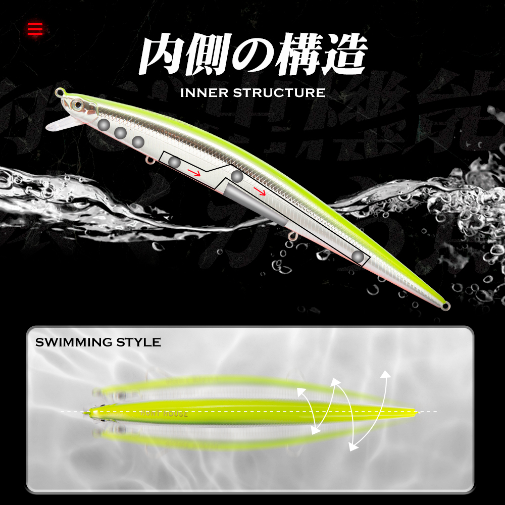 Hunthouse Sinking Tide Minnow  - Fishing Equipment Bait ulasan dan harga