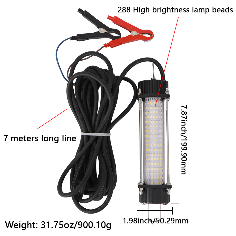 12V 120W Green White Night Spe - Fishing Equipment Bait ulasan dan harga
