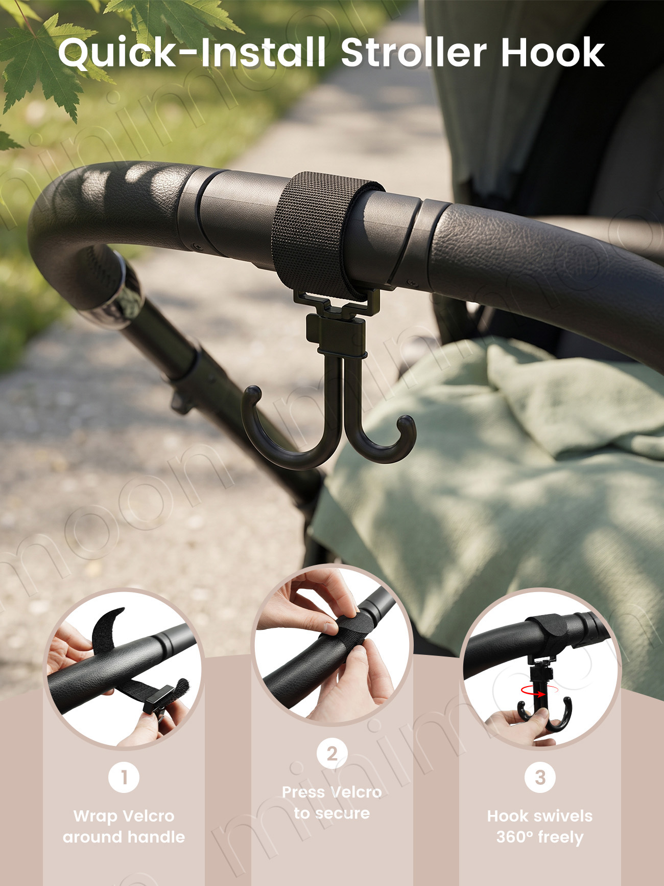 360° Rotatable Baby Stroller H - Fishing Swivel Connector ulasan dan harga